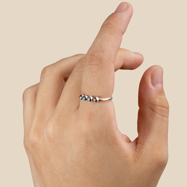 Der Chill Ring Homme: Silber | Angstring (Größe 60 bis 72)