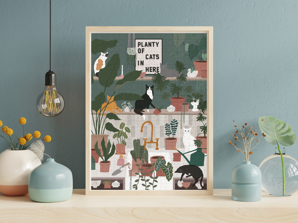 Puzzle / Planty Of Cats (500 Teile)