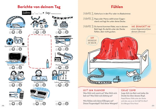 Schlaf Plauderei - Tagebuch (4-7 Jahre)