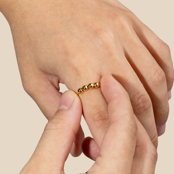 Der Chill Ring Homme: Gold | Angstring (Größe 60 bis 72)