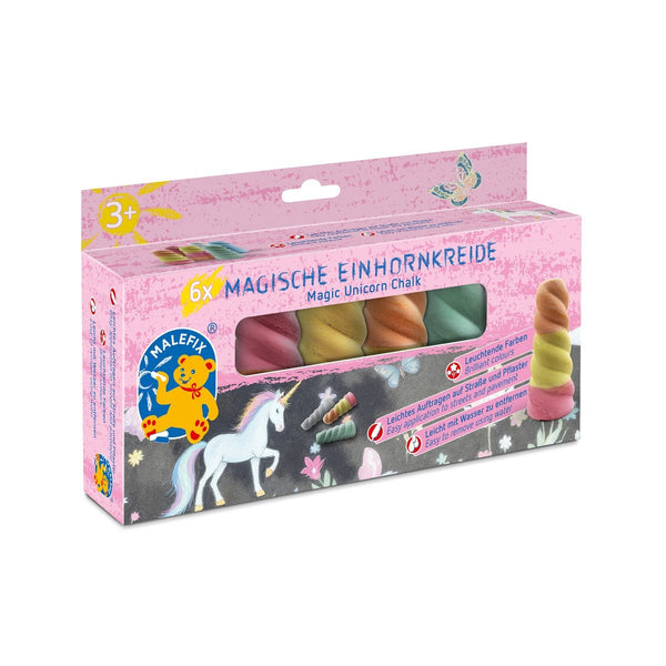 MALEFIX Einhorn Kreide 6er Packung