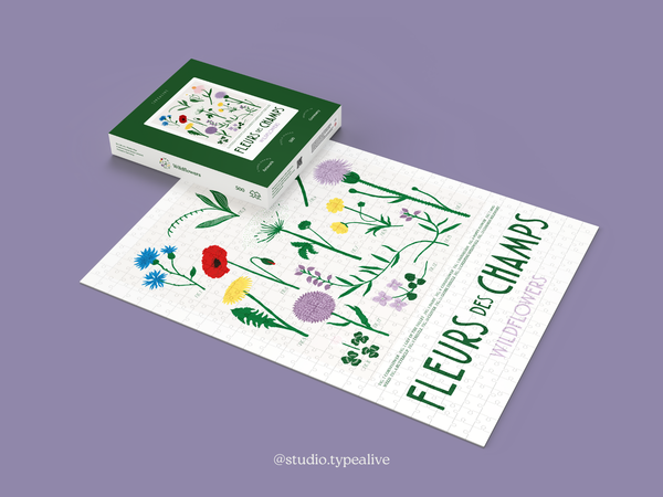 Puzzle / Wildflowers (500 Teile)
