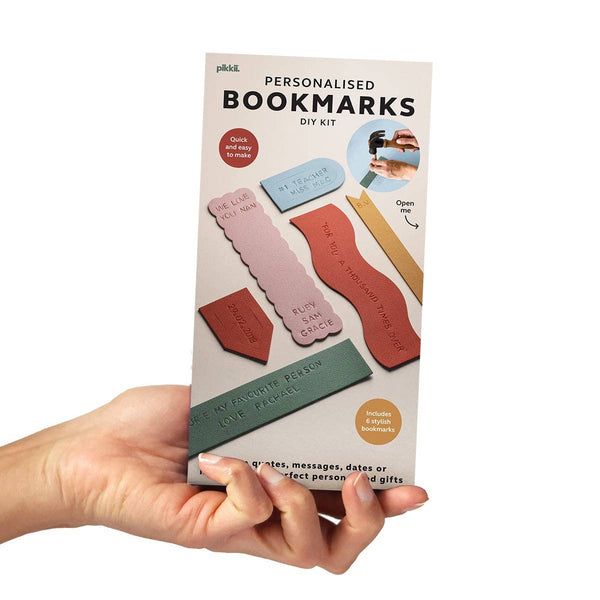 Personalised Bookmarks Kit | Lesezeichen selbst prägen DIY