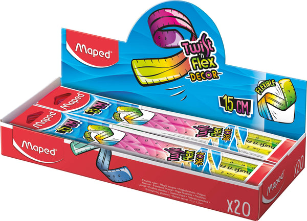 Lineal Twist'N Flex Deco 15 cm