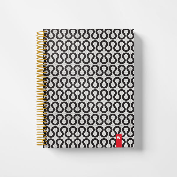 Notizbuch Colorful Spiral Notebook CIRCLE