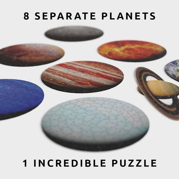 Planeten-Puzzle | 744-teiliges Weltraum-Puzzle des Sonnensystems