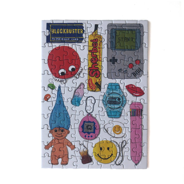 Mini-Puzzle im Retro-Look der 90er | 99 Micro-Teile