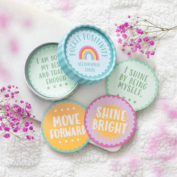 Taschen-Affirmationskarten für Positivität
