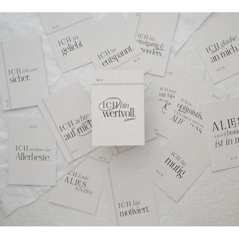 Affirmationskarten Set | 15 Mutmacher