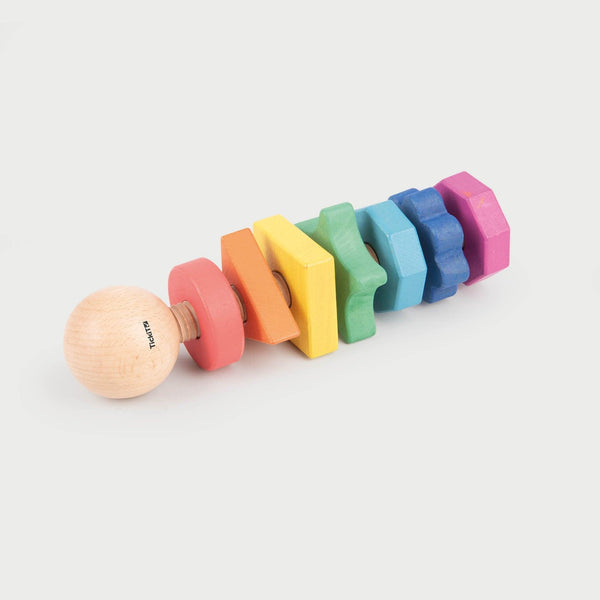 Rainbow Wooden Shape Twister | Formen-Dreher aus Holz