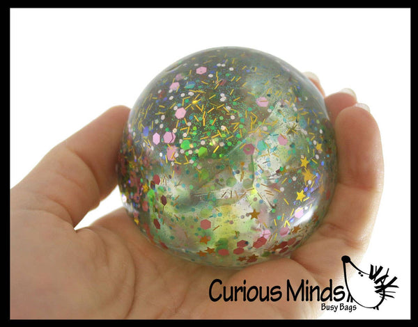 Sparkle Shimmer Sugar Ball - klebriger Glitzer Stressball