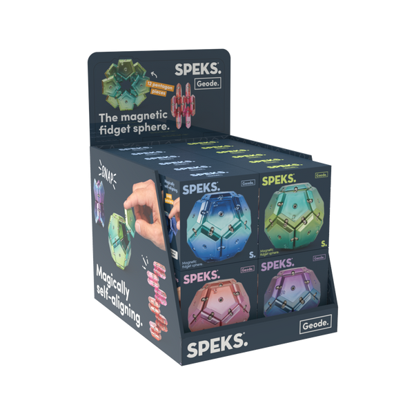SPEKS Geode - Chrom | Magnetisches Fidget