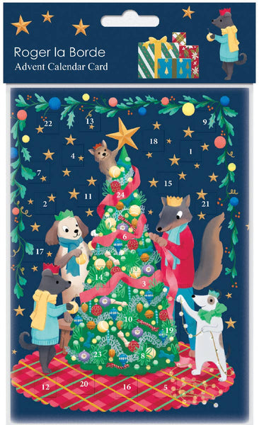 Adventkalender - Bow Wow Wow Adventskalender-Karte