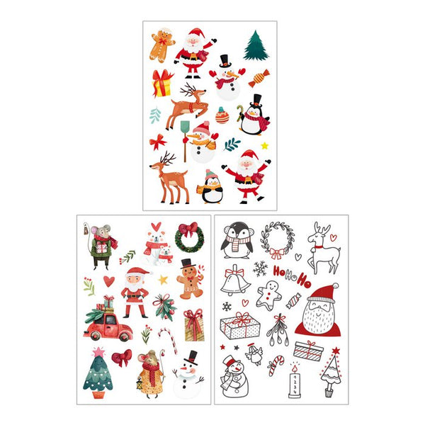Kindertattoo Set - Weihnachten - Temporary Tattoos