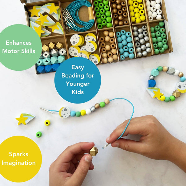 Outer Space bracelet making kit | DIY Perlenset