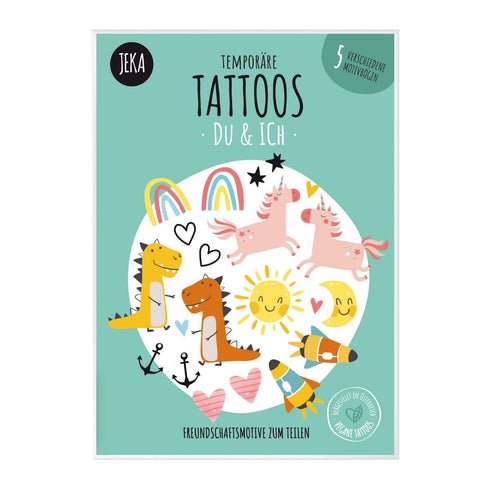 Kindertattoo Set - Du & Ich - Temporary Tattoos