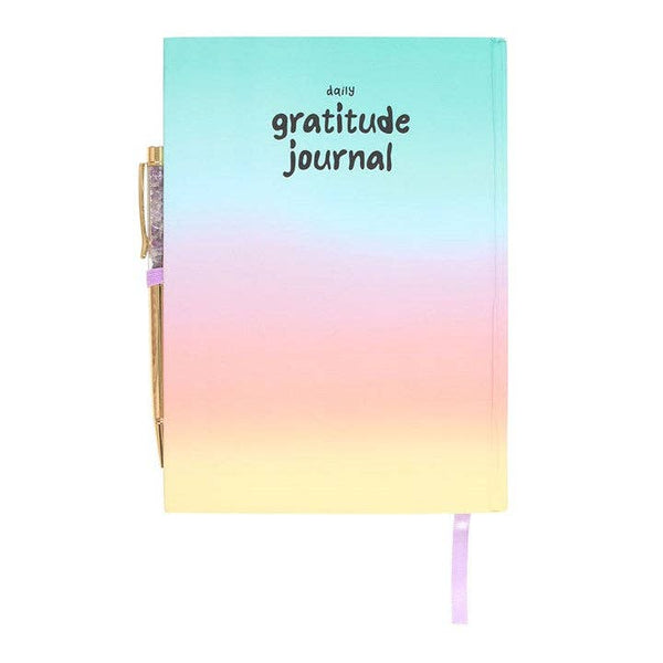 Gratitude Journal - Dankbarkeitstagebuch mit Amethyststift