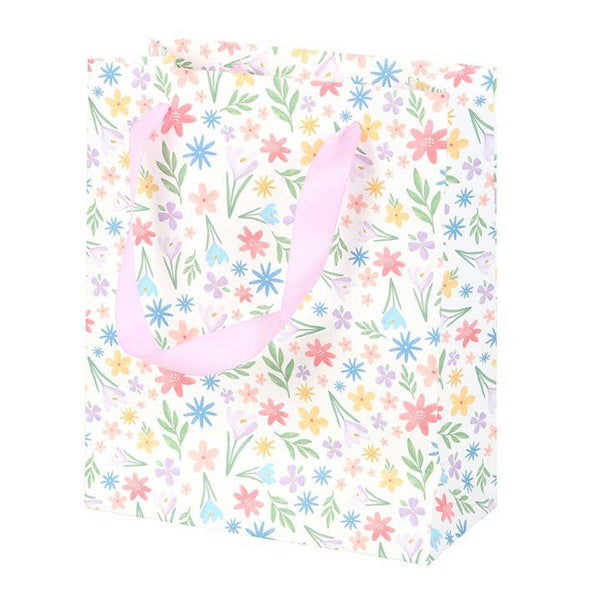 Geschenktragetasche Frühlingsblumen - mittel (23 cm)