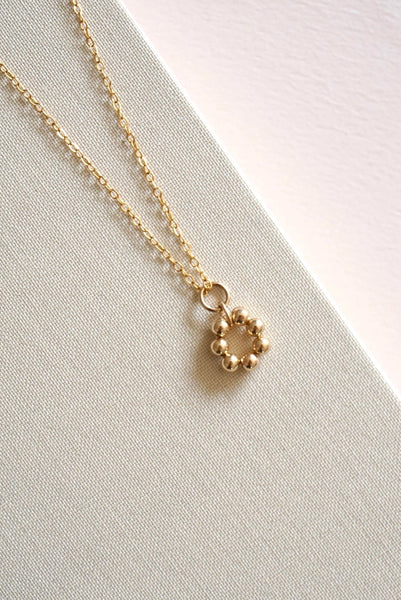 Mini CHARMS-Kette Gold BUBBLES loop | SAN SAN