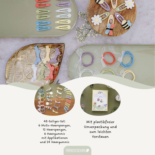 Haarschmuck-Set - Frühling