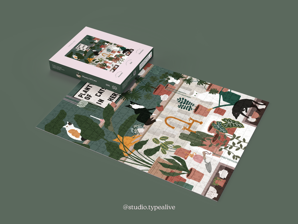Puzzle / Planty Of Cats (500 Teile)