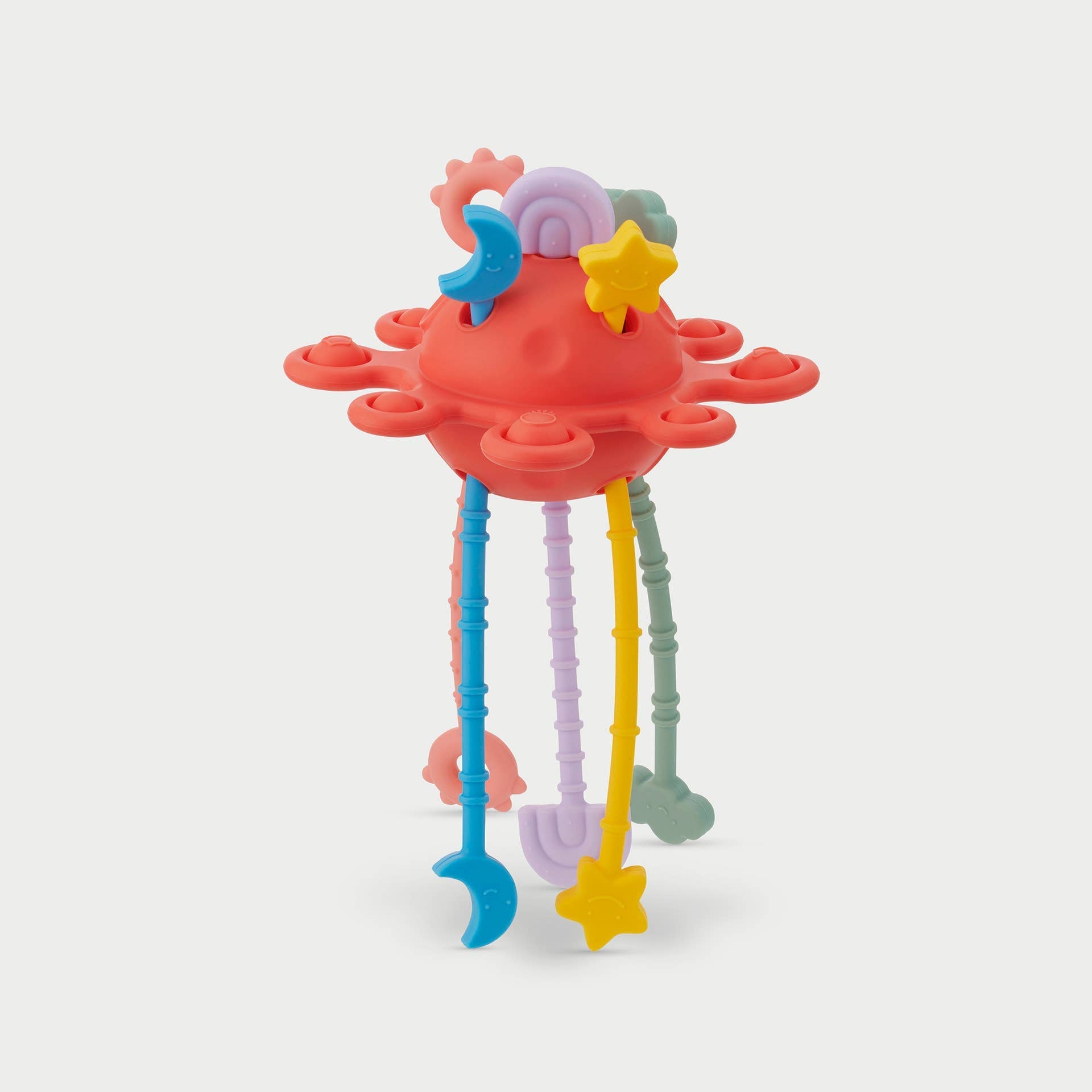 SiliSoft® Zip Pull Toy | Ziehspielzeug Regenbogen
