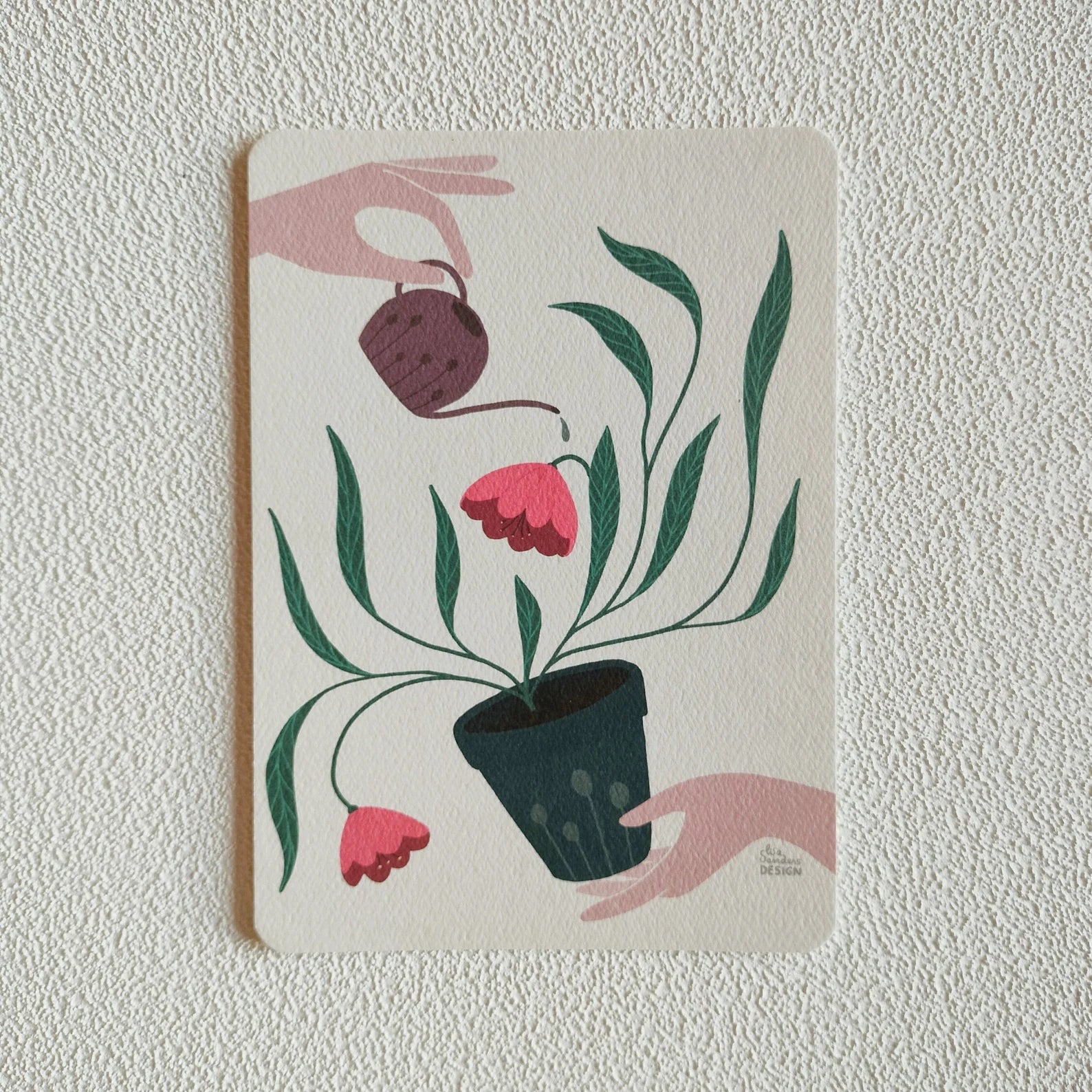 Postkarte BLUMENLIEBE by Lisa Sanders