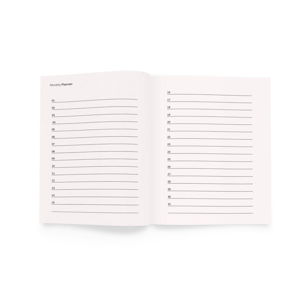 Weekly Planner undated A6 softcover