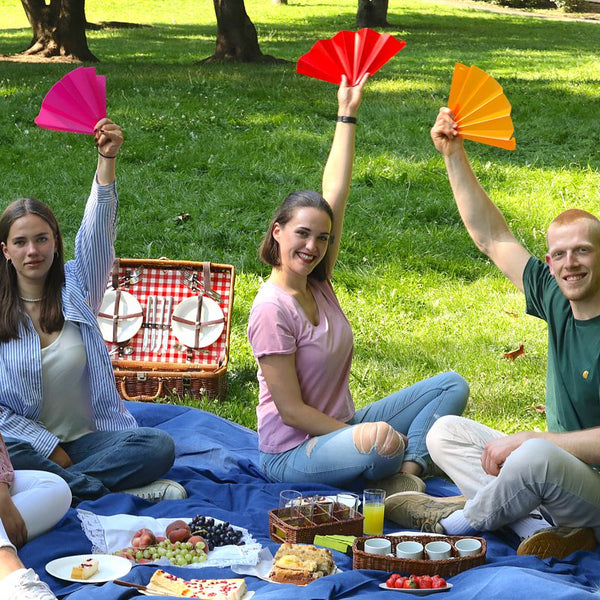 Fächer JUSTFANS verschiedene Farben