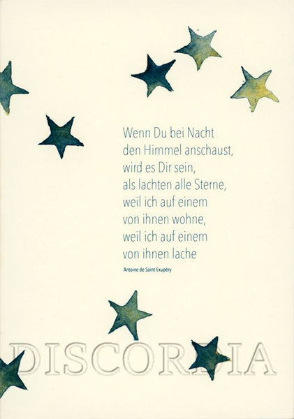 wenn der weihnachtsstern am himmel steht text Trauerkarte *Wenn du bei Nacht den Himmel anschaust* Sterne – SCHLAURAUM