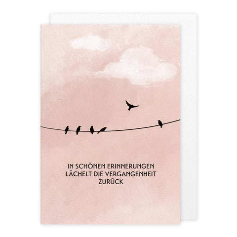 Trauerkarte *In schönen Erinnerungen*