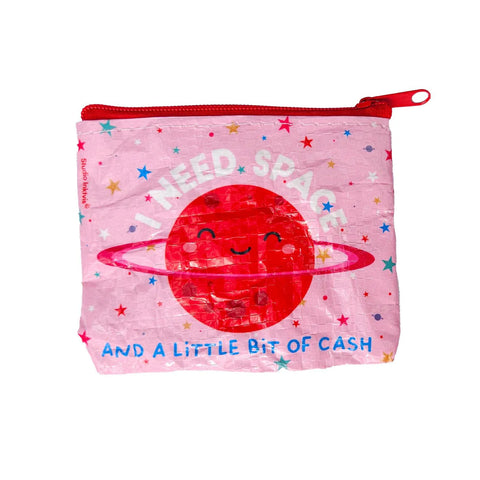 Geldbeutel "I need Space" Planet pink