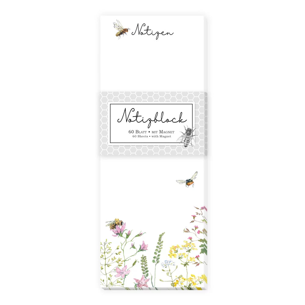 Magnetischer Notizblock *Bienen*