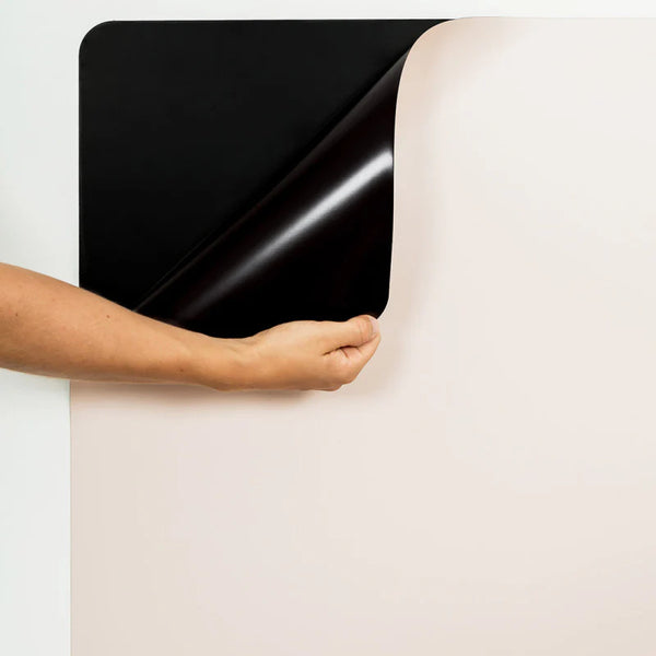 Bunte rechteckige Magnettafel – Größe M - Beigerosé