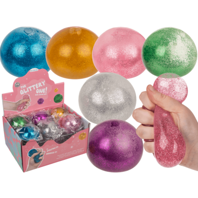 Glitzer Wasserball Squeeze