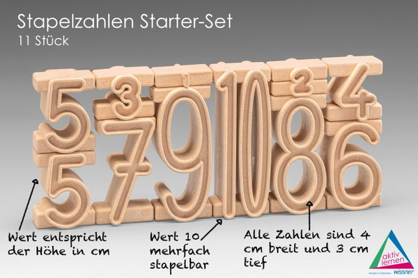 Stapelzahlen Starter-Set (11 Stück)