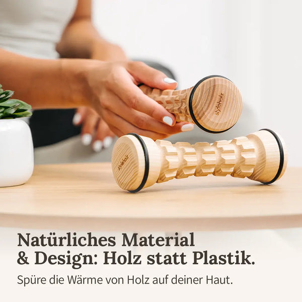 Fußmassage-Roller aus Holz Styleholz