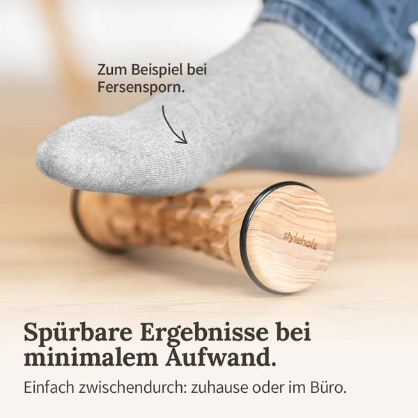 Fußmassage-Roller aus Holz Styleholz