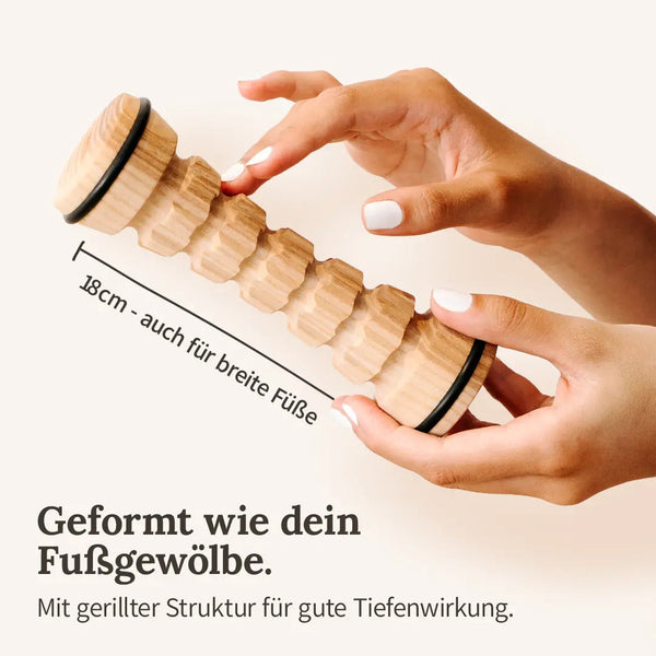 Fußmassage-Roller aus Holz Styleholz