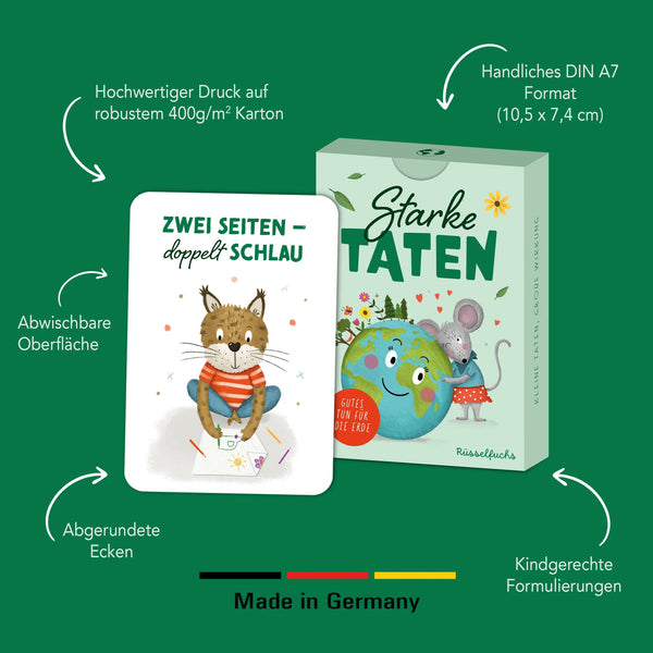 Starke Taten – Umweltkarten für Kinder