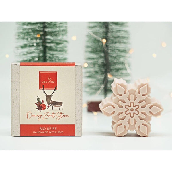 Seife Orange Zimt Stern | Hautsinn