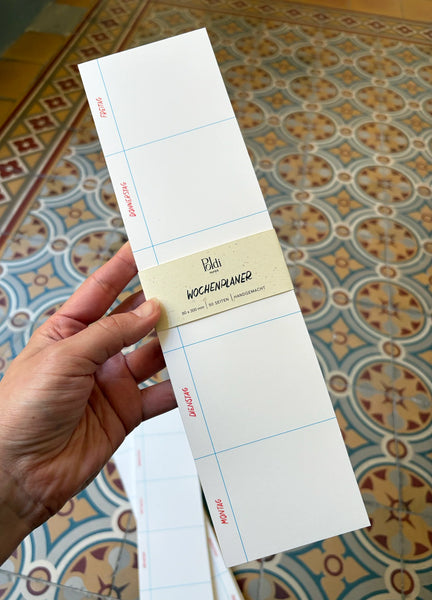 Notizblock Wochenplaner