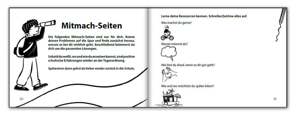 Zurück in die Schule - wieder regelmäßig am Unterricht teilnehmen