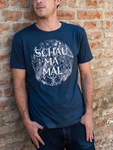 T-Shirt *Schau ma mal* denim blau