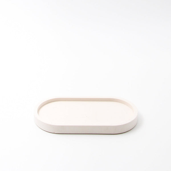 Tablett - Tray Oval Offwhite