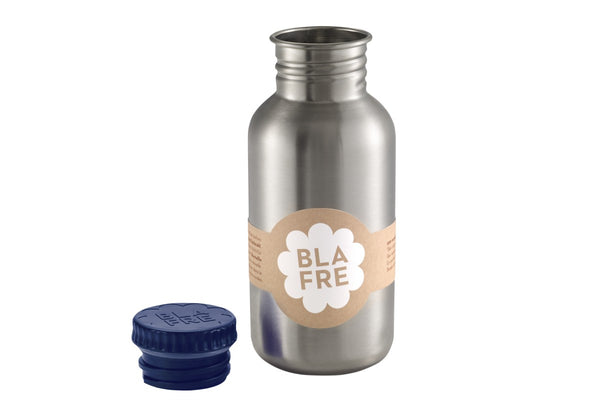 Edelstahl Trinkflasche 500 ml navy | Blafre