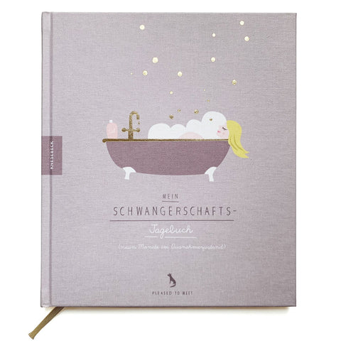 Mein Schwangerschaftstagebuch (deutsch) Schwangerschaftsbuch von Pleased to meet