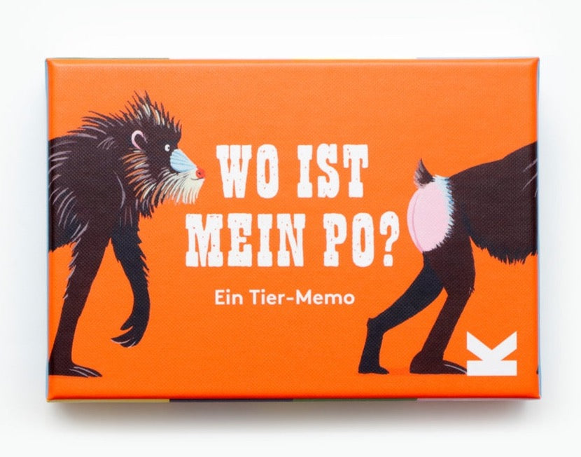 Wo ist mein Po? Ein Tier-Memo