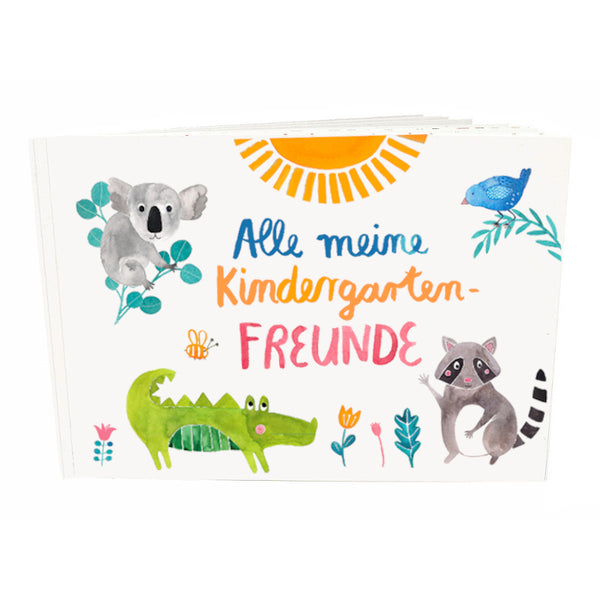 Freundschaftsbuch * Alle meine Kindergartenfreunde * Edition Wilde Tiere