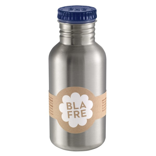 Edelstahl Trinkflasche 500 ml navy | Blafre